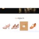 cloth or shoes display website template cloth or shoes display website template